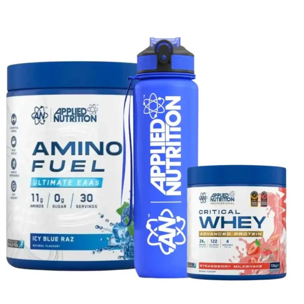 Applied Nutrition Amino Fuel EAA FREE Water Bottle & Critical Whey