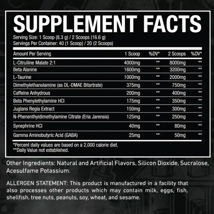 Mr White Extreme Pre-Workout - Image 4