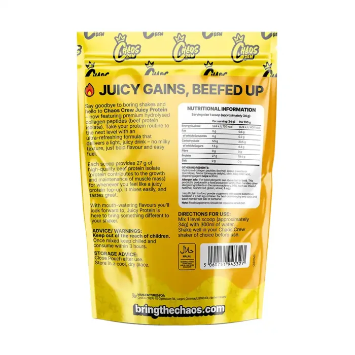 Chaos Crew Juicy Protein 680g - Image 5