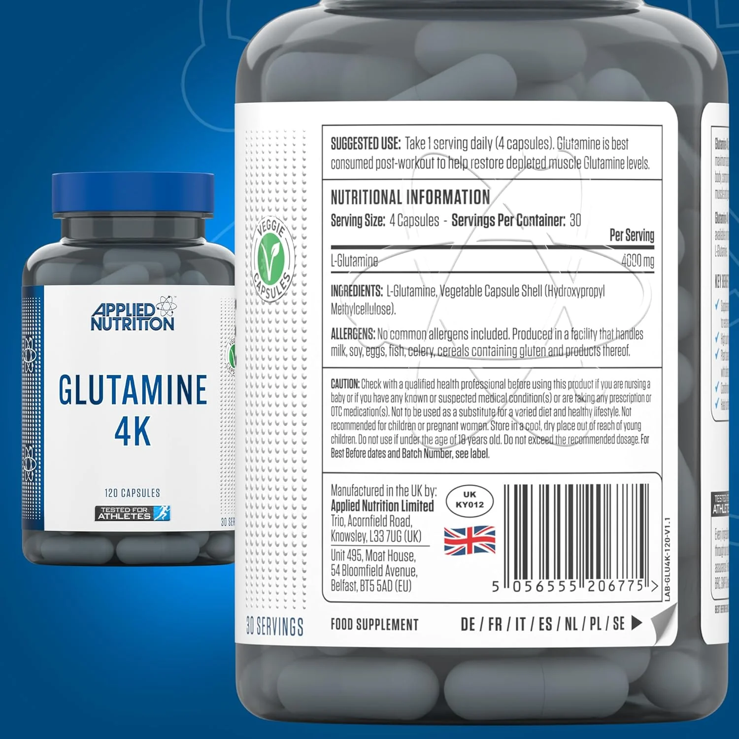 Applied Nutrition Glutamine 4K - Image 2