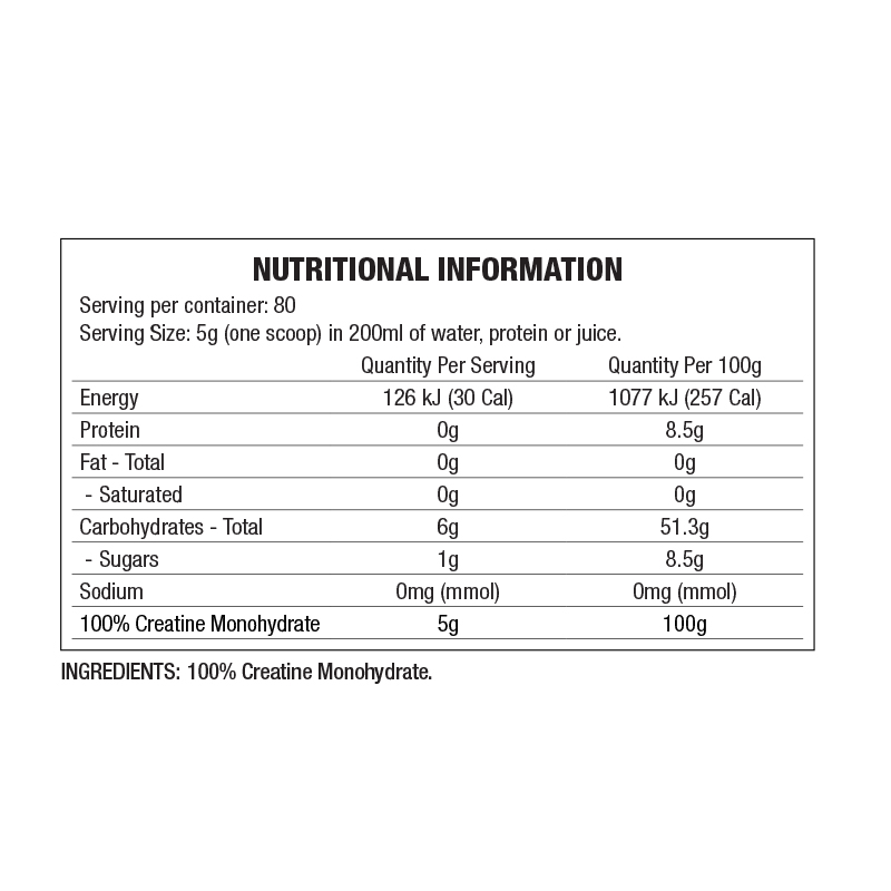Chaos Crew 100% Creatine Monohydrate - Image 2