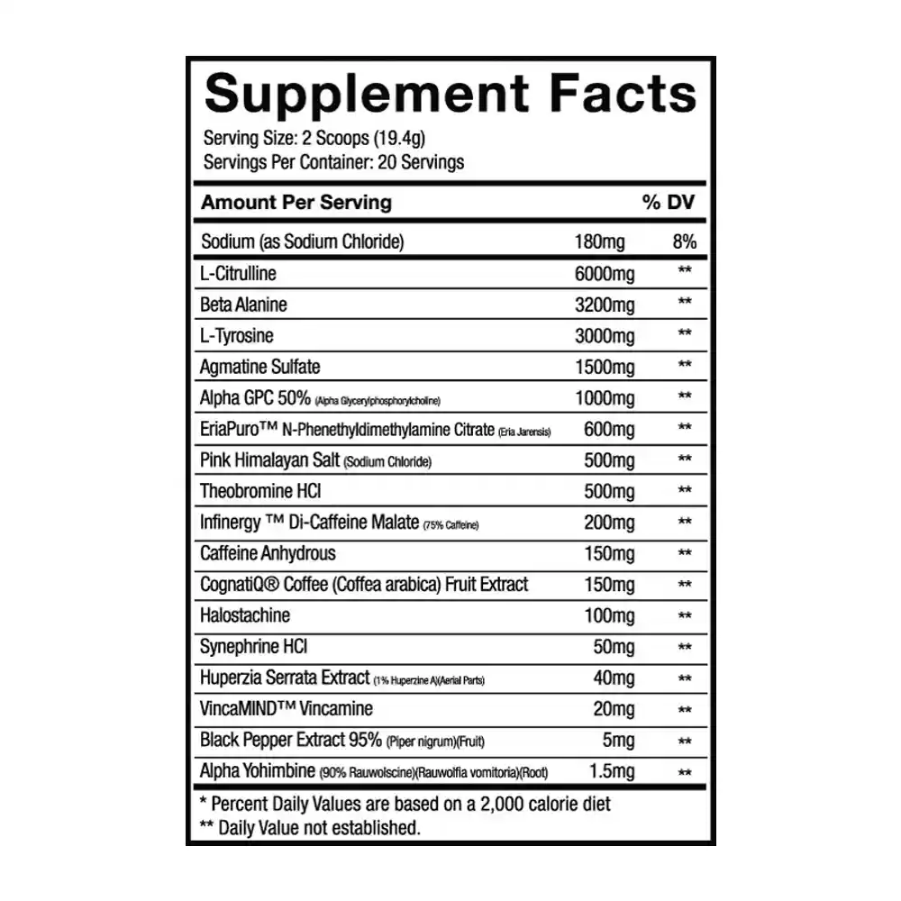 Vices and Vibes Smack Pre-Workout (v2) - Image 2