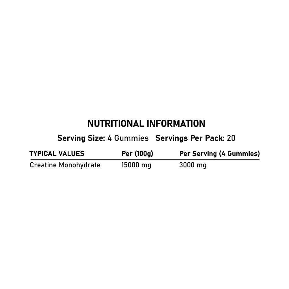 Applied Nutrition Creatine Monohydrate Gummies - Image 2