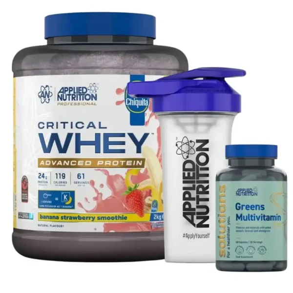 Applied Nutrition Critical Whey 2kg FREE SHAKER & Multivitamin