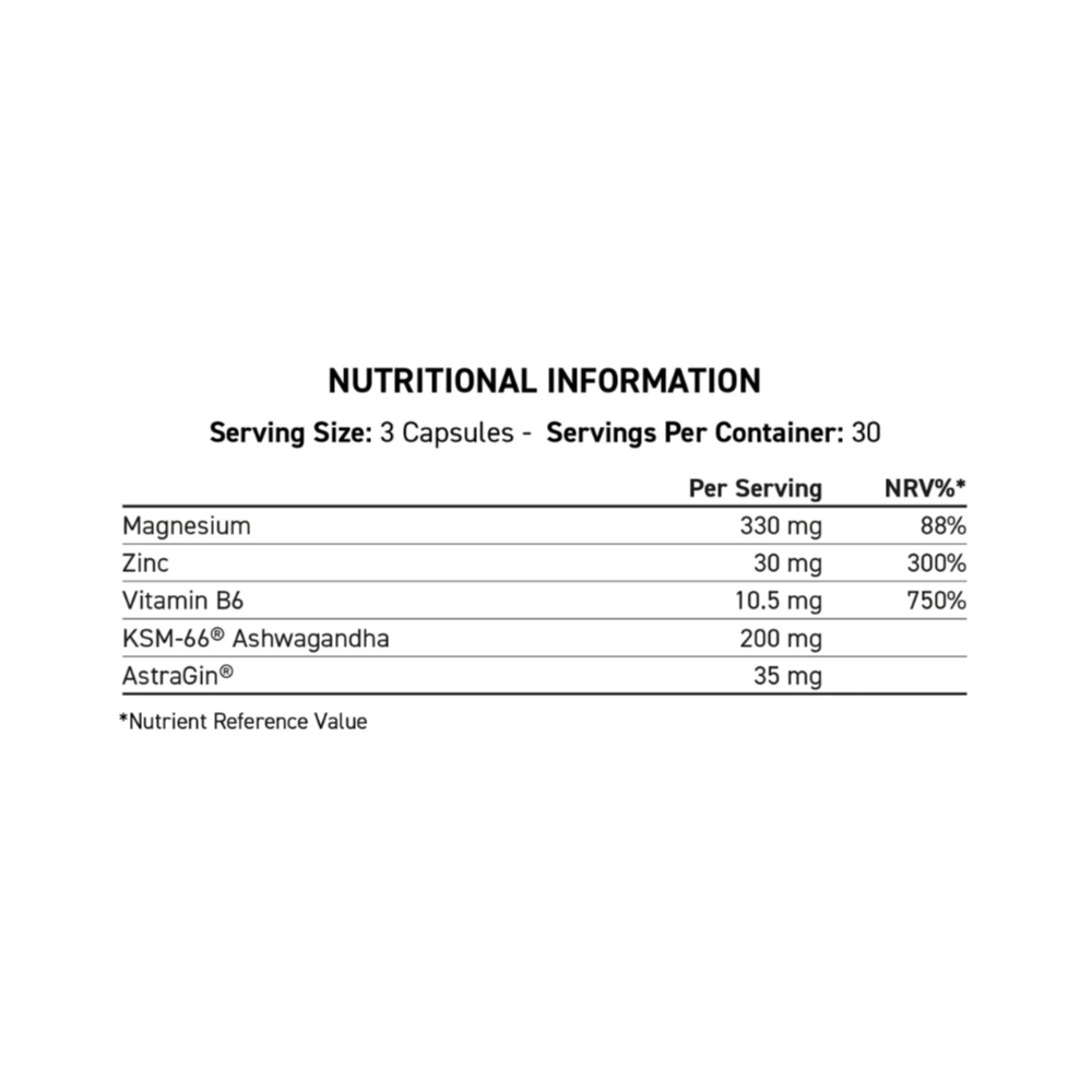 Applied Nutrition Zinc, Magnesium & Vitamin B6 (with added KSM66® Ashwagandha) - Image 2