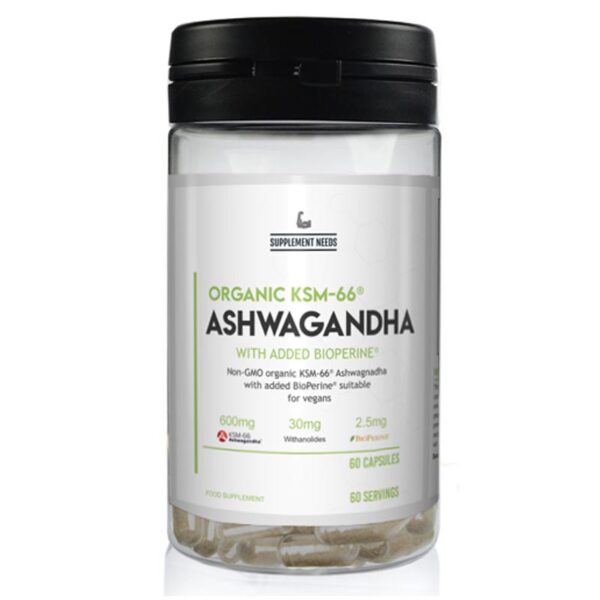 Supplement Needs Ashwagandha Organic KSM-66
