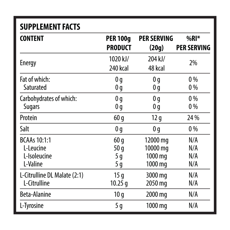 Dorian Yates HIT BCAA 10:1:1 - Image 2