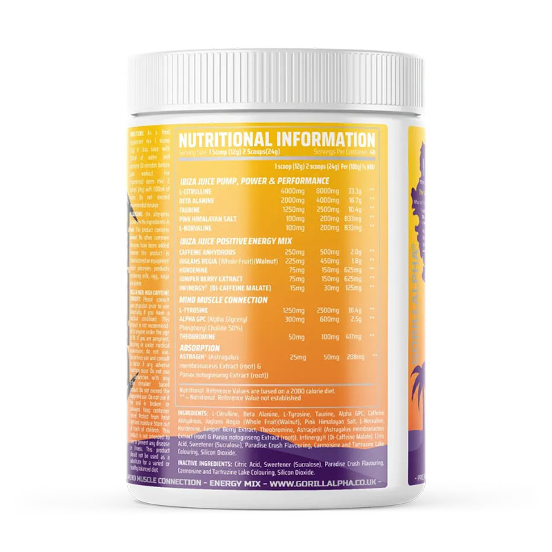 Gorillalpha Ibiza Juice - Image 2