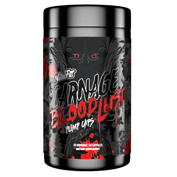 Nutrifitt Carnage Bloodlust Pre-Workout Pump Capsules