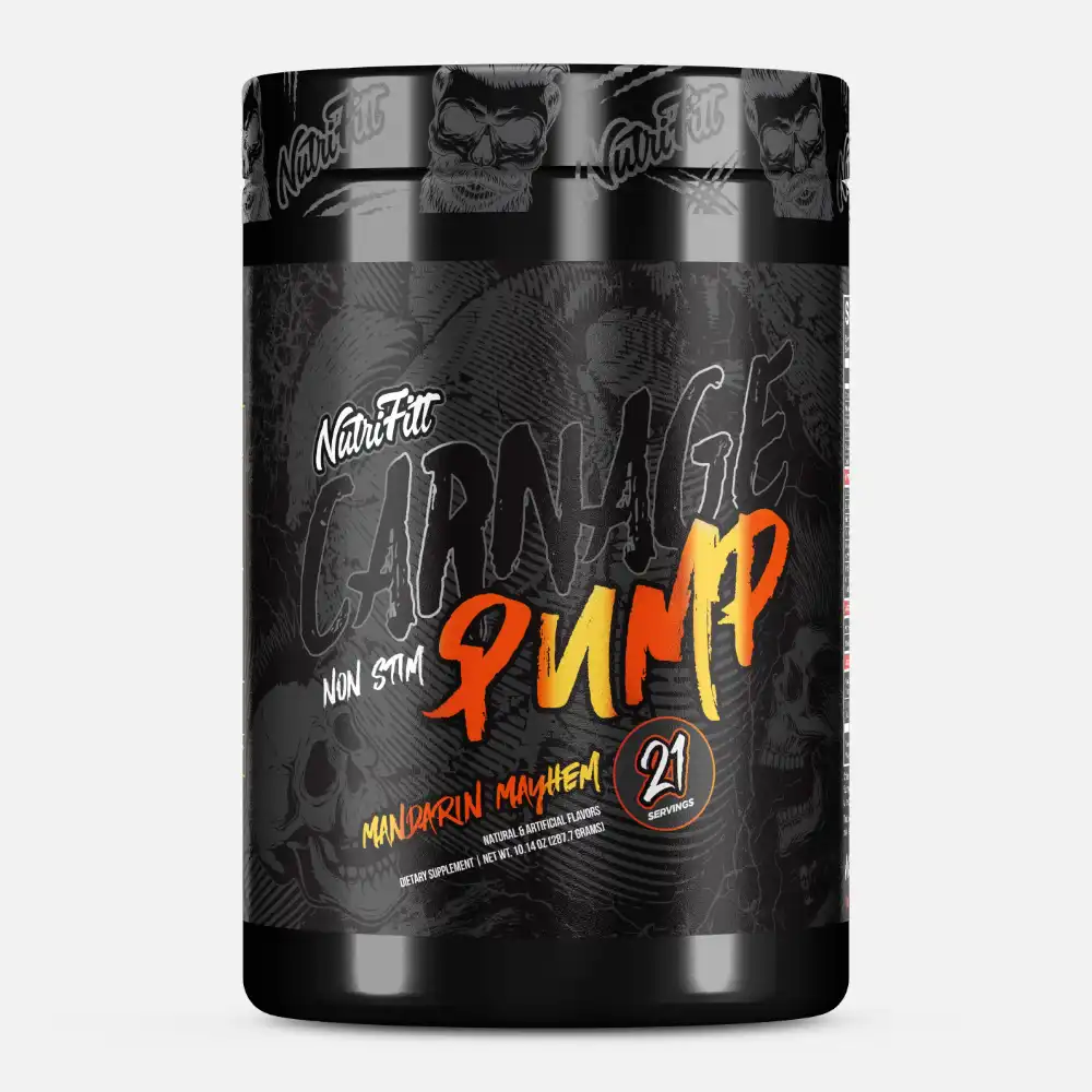 Nutrifitt Carnage Non-Stim Pump Pre-Workout - Image 4