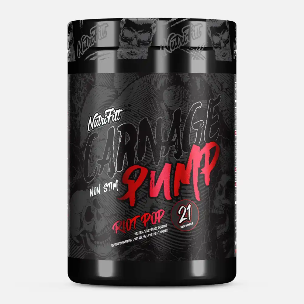 Nutrifitt Carnage Non-Stim Pump Pre-Workout - Image 3
