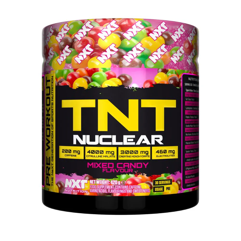 NXT Nutrition TNT Nuclear Pre-Workout 40 serv - Image 4