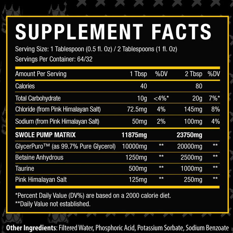 Xtremis Cartel Sicario Swole - Stim Free Liquid Pump - Image 2