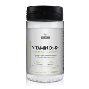 Supplement Needs Vitamin D3 and K2 (MK-7) - 120 Tabs