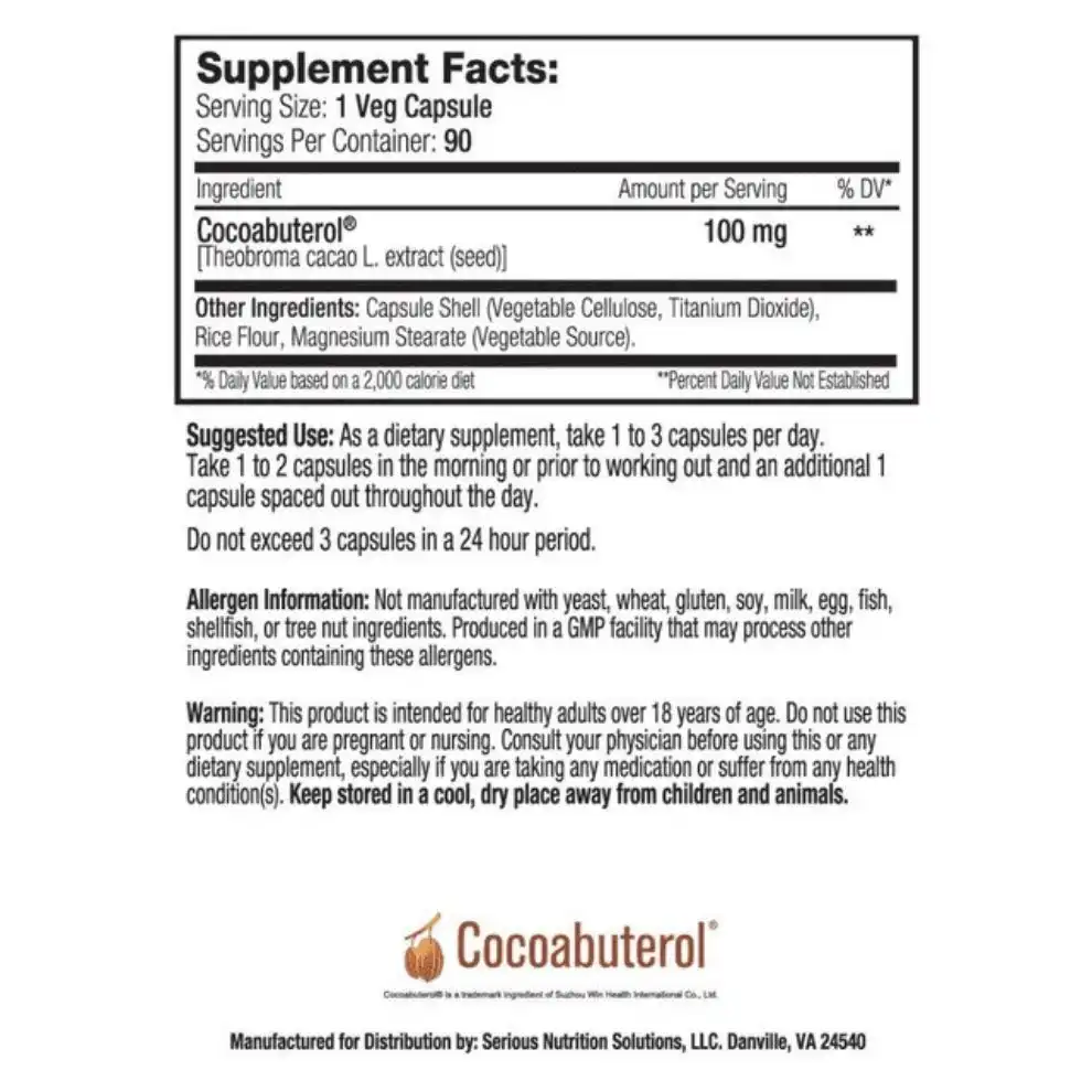 SNS Cocoabuterol XT Stim Free Fat Burner - Image 2