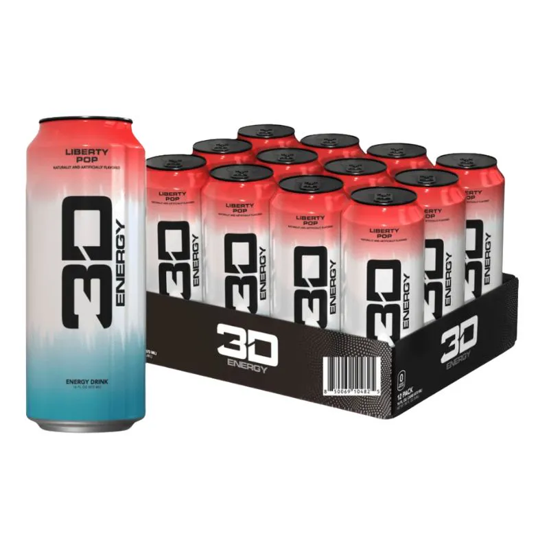 3D Energy 12 x 473ml - Image 2
